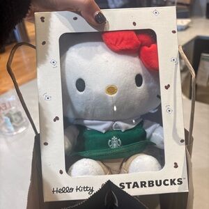 Hello Kitty X Starbucks plushie 2025 limited edition! NWT